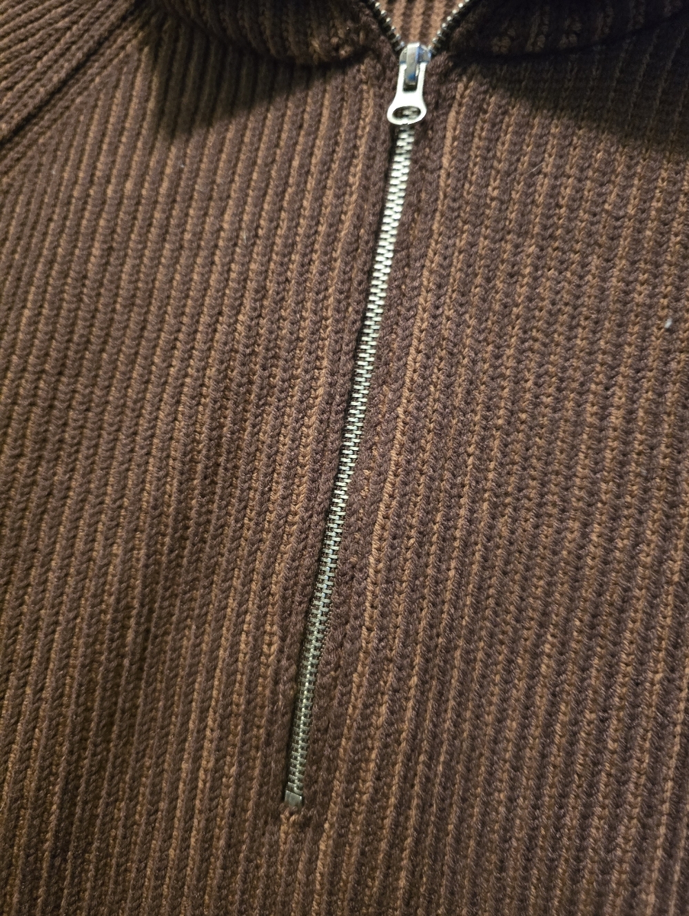 Zenana Ribbed Pullover Sweater - Brown - Picture 3 of 4